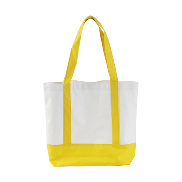 Shopping bag in yellow