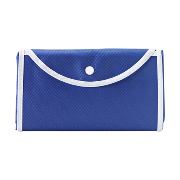 Foldable shopping bag in blue