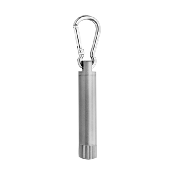 Key Holder With Laser Pointer in silver