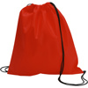 Drawstring bag, non woven  in red