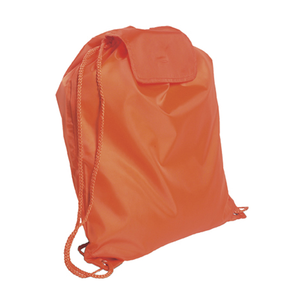 Junior polyester rucksack in orange
