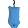 Foldable shopping bag in light-blue