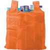 Foldable shopping bag in orange