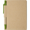 Small notebook in light-green