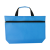 Non-woven document bag. in light-blue