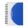 Small wire bound notebook. in cobalt-blue