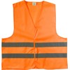 High visibility promotional safety jacket. in orange