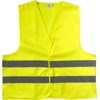 High visibility promotional safety jacket. in yellow