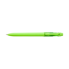 Twist action ballpen with black ink. in light-green