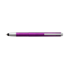 Plastic ballpen and stylus. in metallic-purple