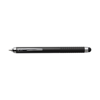 Ballpen with black ink and stylus. in black