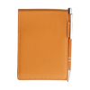 Notebook With Pu Cover And Pen in orange