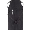 Polyester and cotton apron in Black