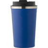 Stainless steel double walled mug (380ml) in Blue