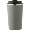 Stainless steel double walled mug (380ml) in Grey