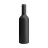 Bottle with knife and stopper in black