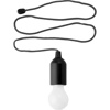 Plastic pull lamp with a 1W, white LED light.  in black