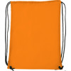 Drawstring backpack in Neon Orange