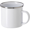 Enamel drinking mug (350ml) in White