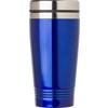 Stainless steel double walled drinking mug (450ml) in Blue