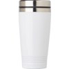 Stainless steel double walled drinking mug (450ml) in White