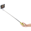 Plastic telescopic selfie stick. in Lime