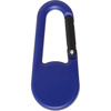 Plastic compass with carabiner clip. in Cobalt Blue