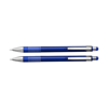 Ballpen & pencil set in cobalt-blue
