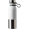 Stainless steel double walled bottle (600ml) in White