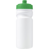 Recyclable single walled bottle (500ml) in Green