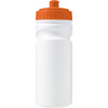 Recyclable single walled bottle (500ml) in Orange