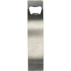 Steel bottle opener in Silver