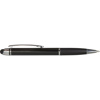 Ballpen with coloured grip in Black