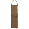 Cotton with polyester apron in Brown