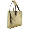 Laminated shopping bag in Gold