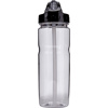 Transparent water bottle (550ml) in Black