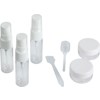 PET Cosmetic travel kit in White