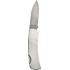 Steel pocket knife in Silver