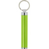 LED flashlight with key ring in Lime