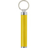 LED flashlight with key ring in Yellow