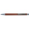 Ballpen with rubber finish in Brown