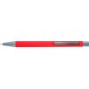 Ballpen with rubber finish in Red
