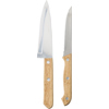 Knife set in Brown