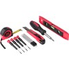 Steel tool kit in Red