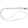 Lanyard and charging cable in White