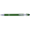 Ballpen with rubber finish in Green