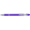 Ballpen with rubber finish in Purple