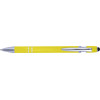 Ballpen with rubber finish in Yellow
