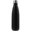 Stainless steel single walled bottle (650ml) in Black