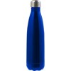 Stainless steel single walled bottle (650ml) in Blue